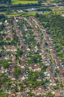 Aerial view, Isenbecker Hof colliery housing estate with Am Bremsberg, Juffernbuschstraße and