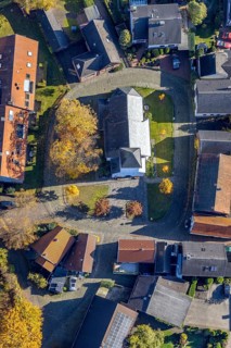 Aerial view, evang. Jakobus-Kirche - Kirchengemeinde Pelkum-Wiescherhöfen in the district Pelkum in