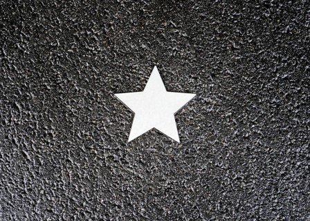 Stars on sidewalk as memorial for Nazi victims, Tilbeck Abbey, Tilbeck foundation, Havixbeck,