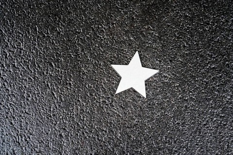 Stars on sidewalk as memorial for Nazi victims, Tilbeck Abbey, Tilbeck foundation, Havixbeck,
