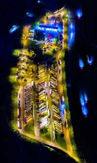 Aerial photo, motorway service area Resser Mark, Resse, Gelsenkirchen, Ruhr area, North