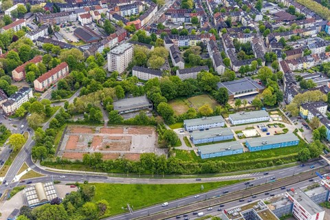 Aerial view, Jugendpsychologisches Institut Essen-Mitte - Beratung für Kinder, Jugendliche und