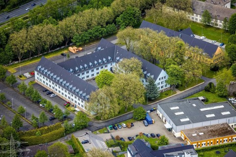 Aerial photo, Turkish Consulate General Essen, Essen-Kray, Essen, Ruhr area, North