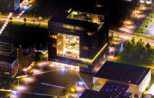 Aerial view, thyssenkrupp Quarter, Altendorf, Essen, Ruhr area, North Rhine-Westphalia, Germany,