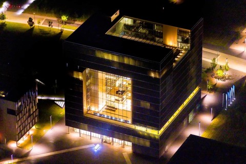 Aerial view, thyssenkrupp Quarter, Altendorf, Essen, Ruhr area, North Rhine-Westphalia, Germany,