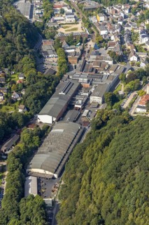 Aerial view, Bharat Forge CDP GmbH factory premises in the Altenvoerde district of Ennepetal, Ruhr
