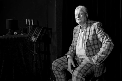 Günter Rüdiger, actor, artistic director, director, Zimmertheater, Steglitz, photo rehearsal