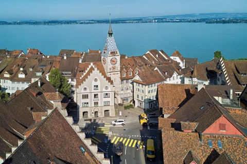 Zytturm, Old Town, Zug, Canton of Zug, Switzerland