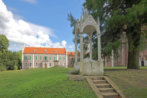 Grey House, Princess's House and Fountain Temple, UNESCO, Landscape Park, Dessau-Wörlitz Garden