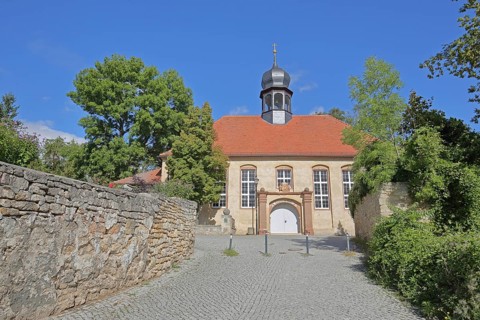 Cemetery chapel, cemetery, Querfurt, Saxony-Anhalt, Germany