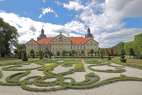 Baroque castle with baroque garden, park, Hundisburg, Haldensleben, Saxony-Anhalt, Germany