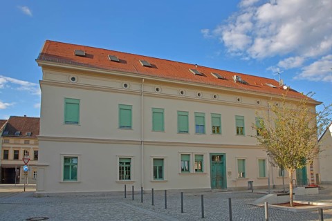 Historic Amtshaus, Coswig, Fläming, Saxony-Anhalt, Germany