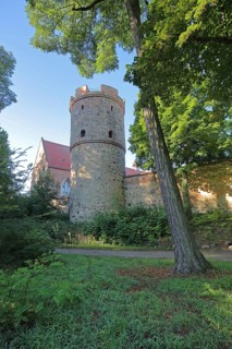 Copernicus Observatory and defence defence tower of the former town wall, Francisceum, Zerbst,