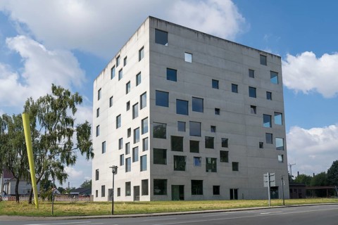 SANAA Building, Folkwang University of the Arts, Quadrat, Zeche Zollverein, Essen, Ruhr Area, North