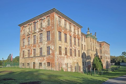 Castle, Zerbst, Fläming, Saxony-Anhalt, Germany