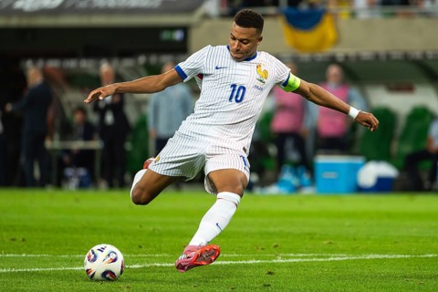 WROCLAW, POLAND - SEPTEMBER 5, 2025: Qualifications for FIFA 2026. Football match Ukraine vs France