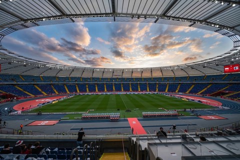CHORZOW, POLAND - SEPTEMBER 7, 2025: Qualifications for FIFA 2026. Football match Poland vs Finland