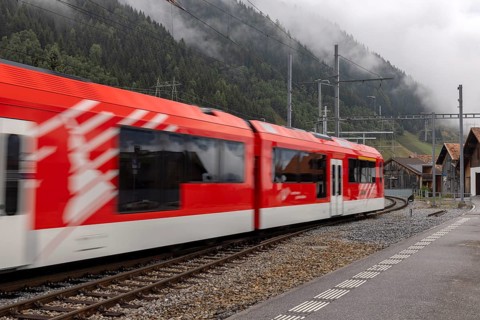 Metre-gauge electric low-floor multiple-unit trains of the Matterhorn-Gotthard Railway (MGB) ORION