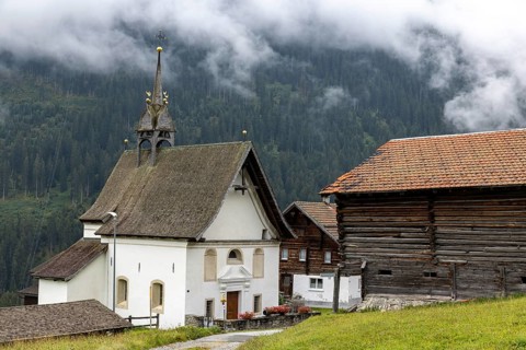 Caplutta Nossa Dunna de la Naiv, chapel Sta. Maria zum Schnee, Zarcuns, Sedrun, Tujetsch, Surselva,