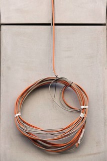 Cable reel, construction site, Germany