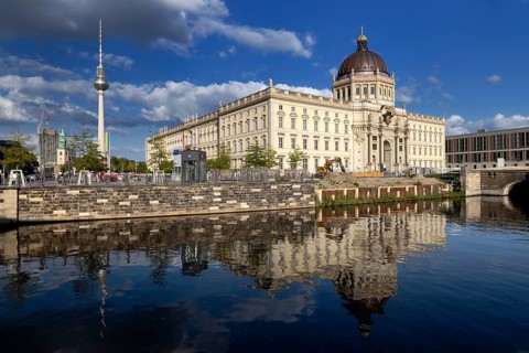 Berlin Palace with Humboldt Forum, Berlin, Germany, 8 September 2025 < english> Berlin Palace with