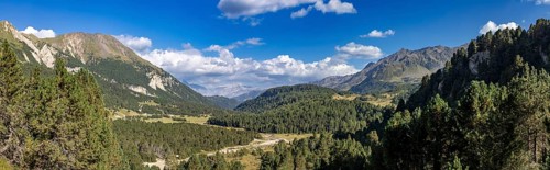 Alluvial plain near Alpe Gana, Sorgente del Brenno, headwaters, Lukmanier Pass, Blenio, Ticino,