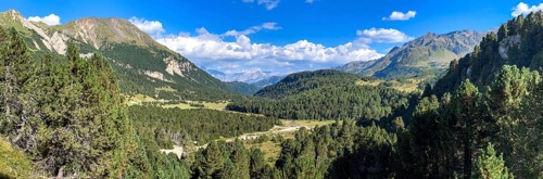 Alluvial plain near Alpe Gana, Sorgente del Brenno, headwaters, Lukmanier Pass, Blenio, Ticino,
