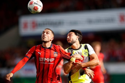 Football, Bundesliga 1, Matchday 3, 2025/2026, 1. FC Heidenheim vs. Borussia Dortmund, 13/09/2025,