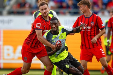 Football, Bundesliga 1, Matchday 3, 2025/2026, 1. FC Heidenheim vs. Borussia Dortmund, 13.09.2025,