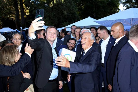 Selfie H.E. Marcelo Rebelo de Sousa President of the Portuguese Republic - Citizens' Festival of