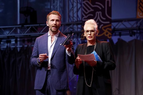 Christian Düren and Bärbel shepherd - Citizens' Festival of the Federal President, Bellevue Palace,