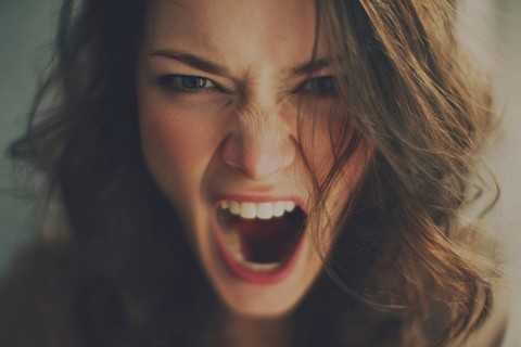 Negative emotion of anger and being displeased and frustrated, AI generated