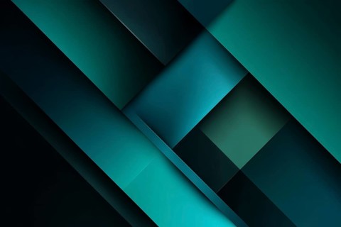 Dark light blue green turquoise abstract background. Geometric pattern shape. Line stripe triangle