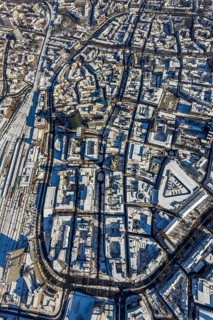 Aerial view, city centre, Wallring, Thier-Galerie, city, Dortmund, Ruhr area, North