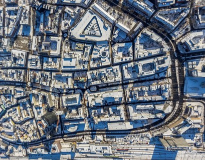 Aerial view, city centre, Wallring, Thier-Galerie, city, Dortmund, Ruhr area, North