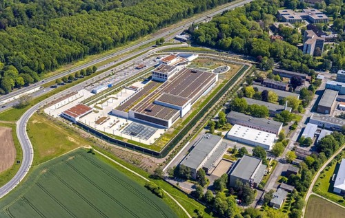 Aerial photo, Deutsche Federal Bank, Schüren, Dortmund, Ruhr area, North Rhine-Westphalia, Germany,