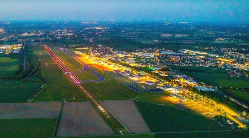 Aerial photo, Dortmund Airport, DTM, Wickede, Dortmund, Ruhr area, North Rhine-Westphalia, Germany,