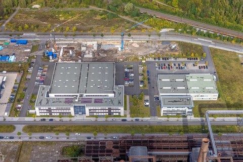 Phoenix-West area with company building Albonair and Centre for Production Technology at