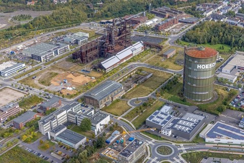Phönix-West area and Hoesch-Gasometer and blast furnace plant as well as KIS Antriebstechnik GmbH