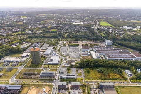 Phönix-West Areal and Hoesch-Gasometer, Wilo Park and company buildings MST Factory and ION-GAS