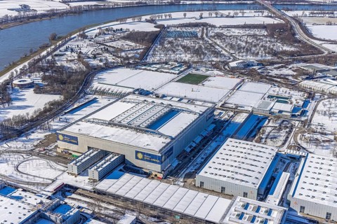 Aerial view, MERKUR SPIEL-ARENA football stadium, Düsseldorf, Rhineland, North Rhine-Westphalia,