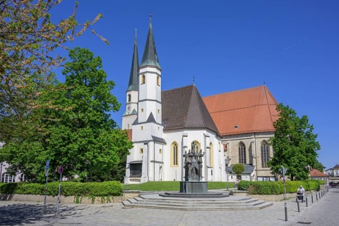 Tilly Chapel behind the Collegiate Parish Church of St Philip and St James, Altötting, Bavaria,