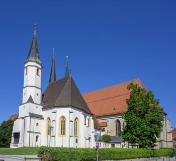 Tilly Chapel behind the Collegiate Parish Church of St Philip and St James, Altötting, Bavaria,