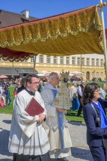 Procession on 1 May with the Black Madonna, Altötting, Bavaria, Germany