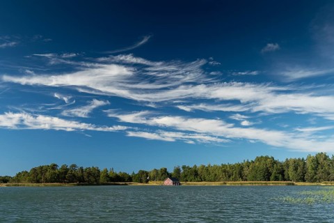 House by the sea, Geta, Åland, Åland Islands, Finland