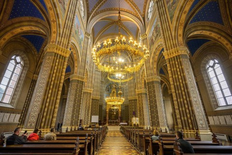Interior view of the Cathedral of St Petra, Ðakovo, Osijek-Baranja County, Croatia