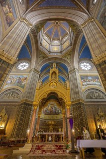 Interior view of the Cathedral of St Petra, Ðakovo, Osijek-Baranja County, Croatia