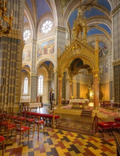 Interior view of the Cathedral of St Petra, Ðakovo, Osijek-Baranja County, Croatia