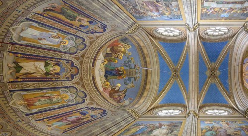 Interior view of the Cathedral of St Petra, Ðakovo, Osijek-Baranja County, Croatia