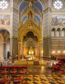 Interior view of the Cathedral of St Petra, Ðakovo, Osijek-Baranja County, Croatia